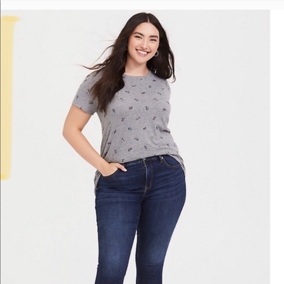 torrid Tops - Torrid Grey bicycle shirt